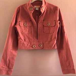 Anthropologie Tulle Cropped Jacket